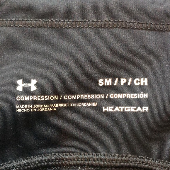 Under Armour RUSH Run Stamina Black Legging Tights - Picture 3 of 16